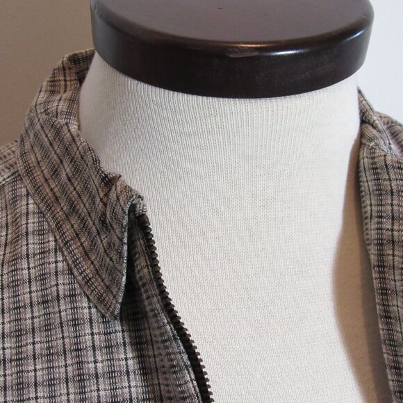 True Vtg Pool Shirt Medium Men's Zipper Front No Surrender Sears Club Beige NWT - Picture 8 of 13